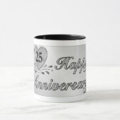Mug 25e anniversaire - Argent (Centre)