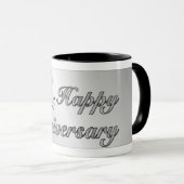 Mug 25e anniversaire - Argent (Devant droit)