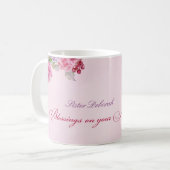 Mug 25e anniversaire de la vie religieuse Nonne cathol (Devant gauche)
