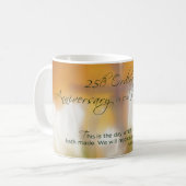 Mug 25e anniversaire d'Ordination Prêtrise Lys (Devant gauche)