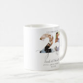 Mug 25e anniversaire du Mariage moderne 2 photo (Devant droit)