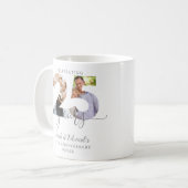 Mug 25e anniversaire du Mariage moderne 2 photo (Devant gauche)