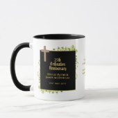Mug 25e Ordination Anniversaire Prêtre Cadeau Customis (Gauche)