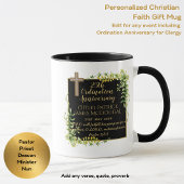 Mug 25e Ordination Anniversaire Prêtre Cadeau Customis