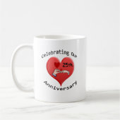 Mug 25ème. Anniversaire (Gauche)