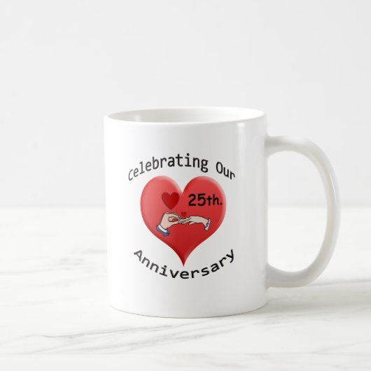 Mug 25ème. Anniversaire (Droite)