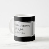 Mug 25ème Anniversaire de mariage (Devant gauche)