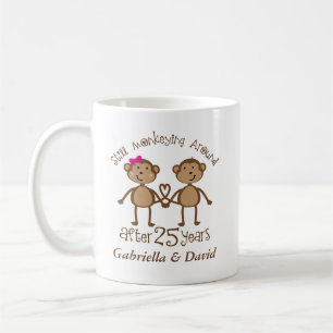 Mug 25ème anniversaire de mariage drôle son que sien