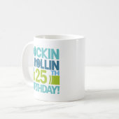 Mug 25ème Idées de cadeau d'anniversaire (Devant gauche)