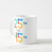 Mug 25ème les 45ème Chemises - Retirer Trump d'Office (Devant gauche)