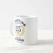 Mug 25th Anniversary Gift for couples (Devant gauche)