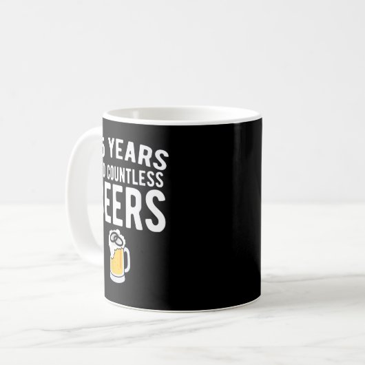 Mug 25th Wedding Anniversary Funny Husband Love Gift (Devant gauche)