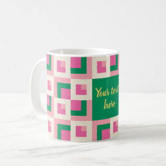 Mug 26039A Motif de bloc de roue à aubes géométrique R