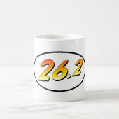 Mug 26,2 Ovale de "aventurier" de marathon (Centre)