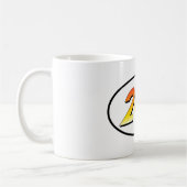 Mug 26,2 Ovale de "aventurier" de marathon (Gauche)