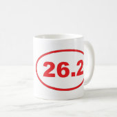 Mug 26,2 Rouge (Devant droit)