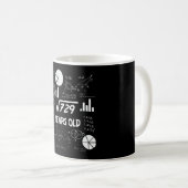 Mug 27 Ans Enseignant des mathématiques Anniversaires (Devant droit)