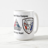 Mug 295th Dépôt d'armée de Sénèque de compagnie de (Devant droit)
