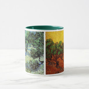 Mug 2 arbres différents du verger d'oliviers de Van Go