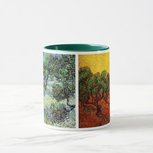 Mug 2 arbres différents du verger d'oliviers de Van Go (Centre)
