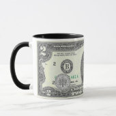 MUG 2 BILLET D'UN DOLLAR ET A DIME-F (Gauche)