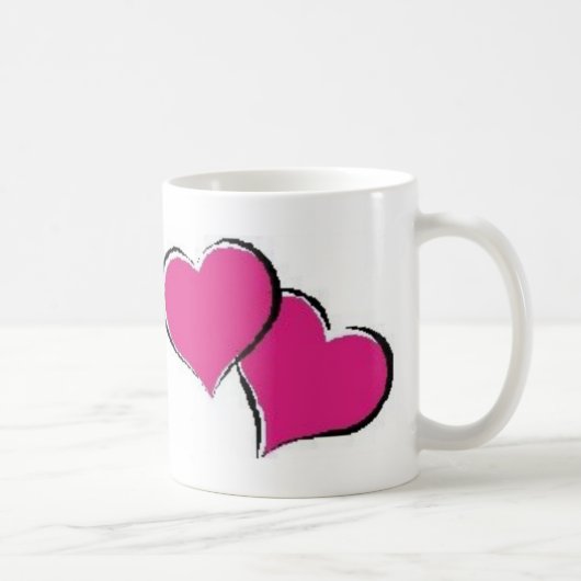Mug 2 coeurs (Droite)