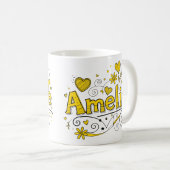 Mug 2 Color Amelie 4 - Doodle (Devant droit)