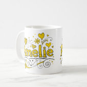Mug 2 Color Amelie 4 - Doodle (Devant gauche)