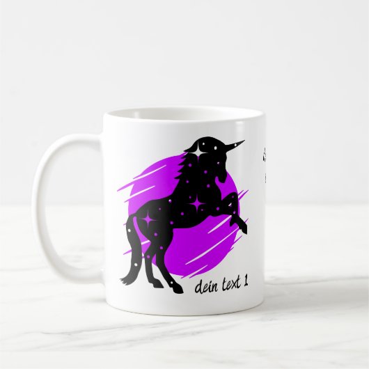Mug 2 Color Unicorn (Gauche)