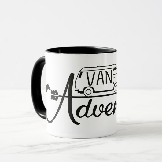 Mug 2 colors Van Adventures (Devant gauche)