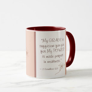 Mug 2 Corinthiens 12:9 Ma grâce suffit