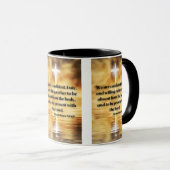 Mug 2 Corinthiens 5:8 KJV Bible Écriture Pic Deux Tons (Devant droit)