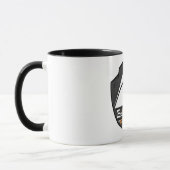 Mug 2 couleurs Blanc/Noir avec logo (Gauche)
