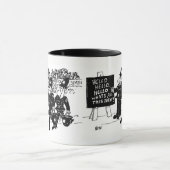 Mug 2 dessins animés de police (Centre)