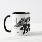 Mug 2 dessins animés de police (Gauche)