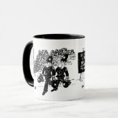 Mug 2 dessins animés de police (Devant gauche)