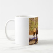 Mug 2~ deux Bull Elk dans la neige (Gauche)