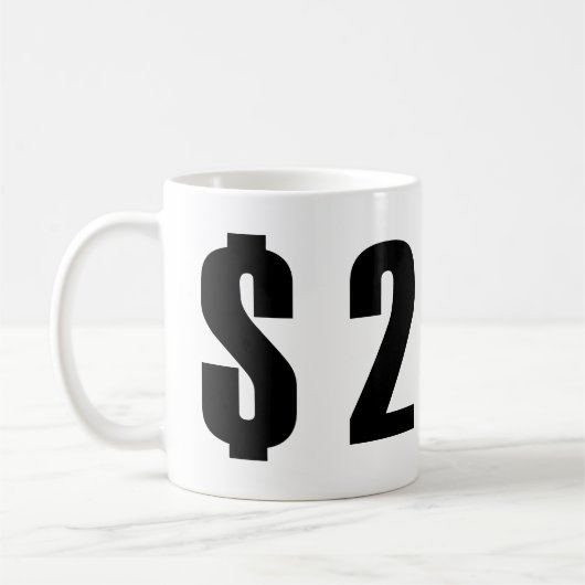Mug 2 dollars (Gauche)