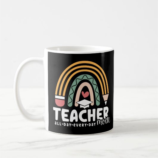 Mug 2- Drôle mode enseignant cadeau d'enseignement pou (Gauche)