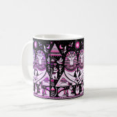 Mug 2 égyptiens avec chats (Devant gauche)
