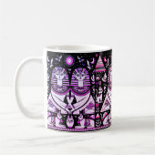 Mug 2 égyptiens avec chats (Gauche)