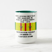 MUG 2 ÉTOILES GUERRE DU VIETNAM (Centre)