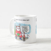 Mug 2 faces Dis à Santa (Devant gauche)