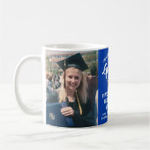 Mug 2 Félicitations pour la Graduation Photo Royal Blu (Gauche)