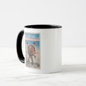 Mug 2 femmes bronzantes et parapluie asiatique, Florid (Devant gauche)