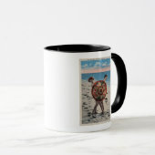 Mug 2 femmes bronzantes et parapluie asiatique, Florid (Devant droit)