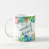 Mug 2 floraux tropicaux ont dégrossi domestique (Gauche)