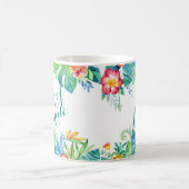 Mug 2 floraux tropicaux ont dégrossi mère faite sur (Centre)