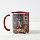 Mug 2 Lapins 1 Cuisine Cuisson des biscuits de Noël (Gauche)