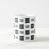 Mug 2 Logos Simple Logo Répétitif | Blanc (Centre)